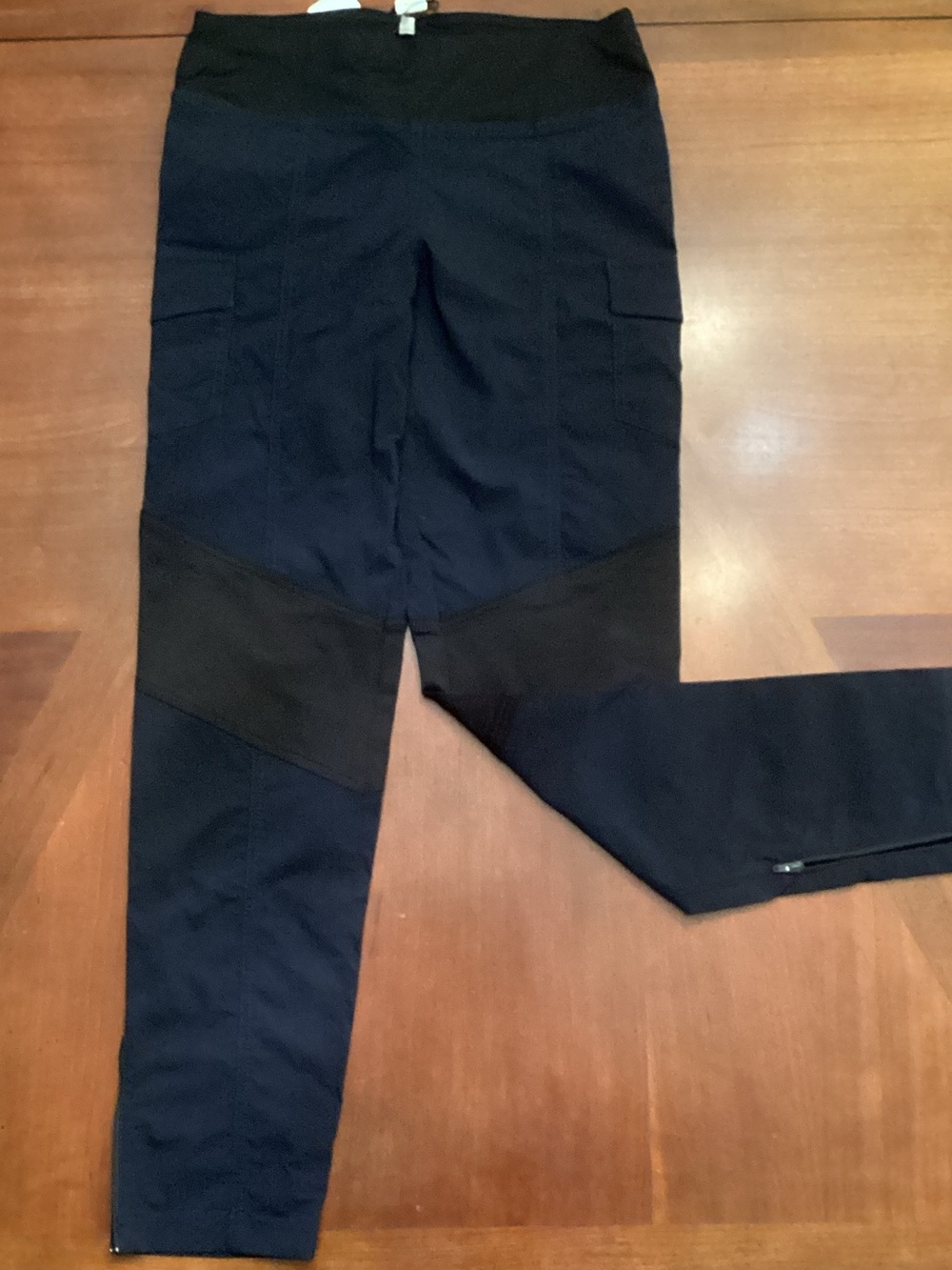 Anatomie Navy & Black Panel Cargo Joggers